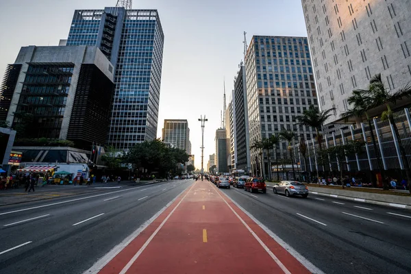 Paulista Avenue, Sao Paulo — Stockfoto