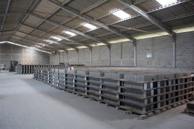 Beton blok ve fabrika