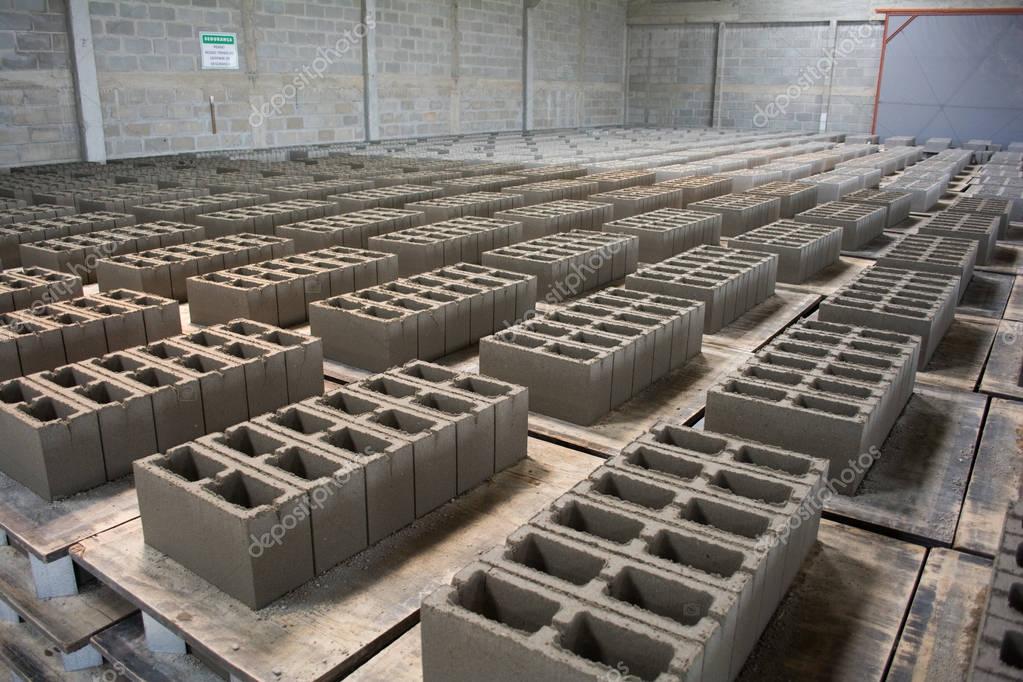 Concrete Block Plant — Stock Photo © vitormarigo #136344172