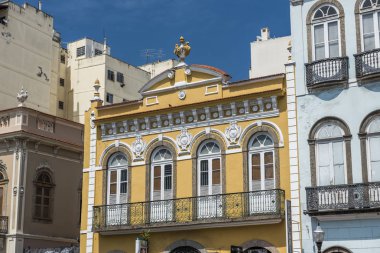 Catete Street, Rio de Janeir tipik eski tarihi binalar