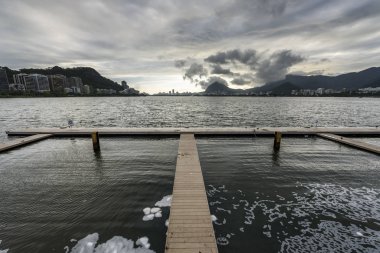 Sunset by Rodrigo de Freitas Lagoon