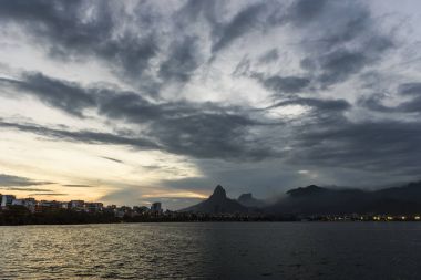 Sunset by Rodrigo de Freitas Lagoon