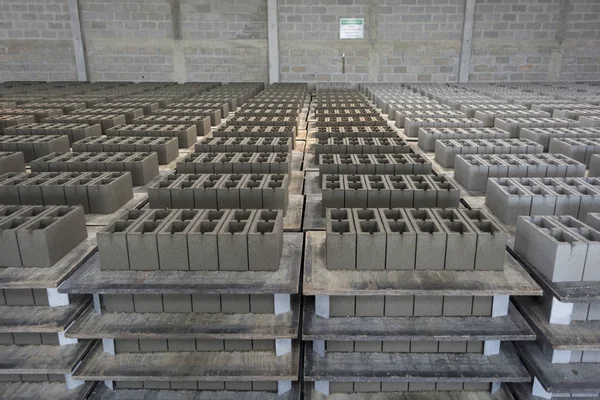 Concrete block factory