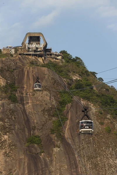 Cabble car in Rio de Janeiro — ストック写真