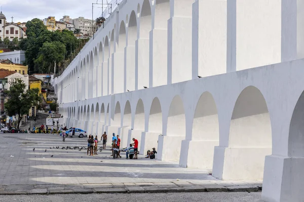 Rio Janeiro Brazil January 2016 Arcos Lapa Rio Janeiro Brasil — Zdjęcie stockowe