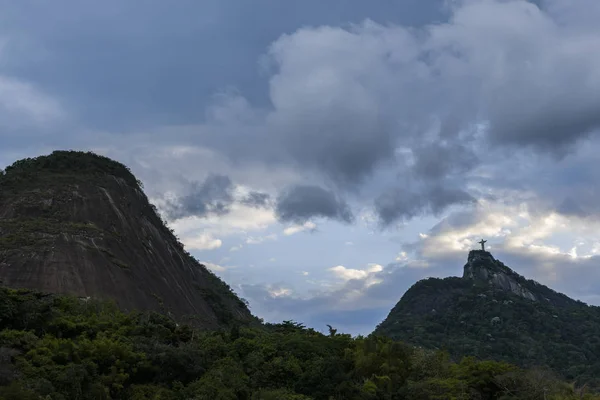 Cristo Redentor en el Cerro Corcovado — Foto de Stock