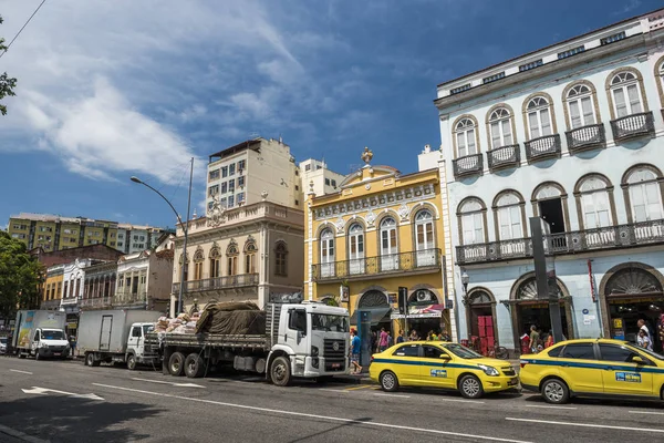 Typische oude historische gebouwen in Catete Street, Rio de Janeir — Stockfoto
