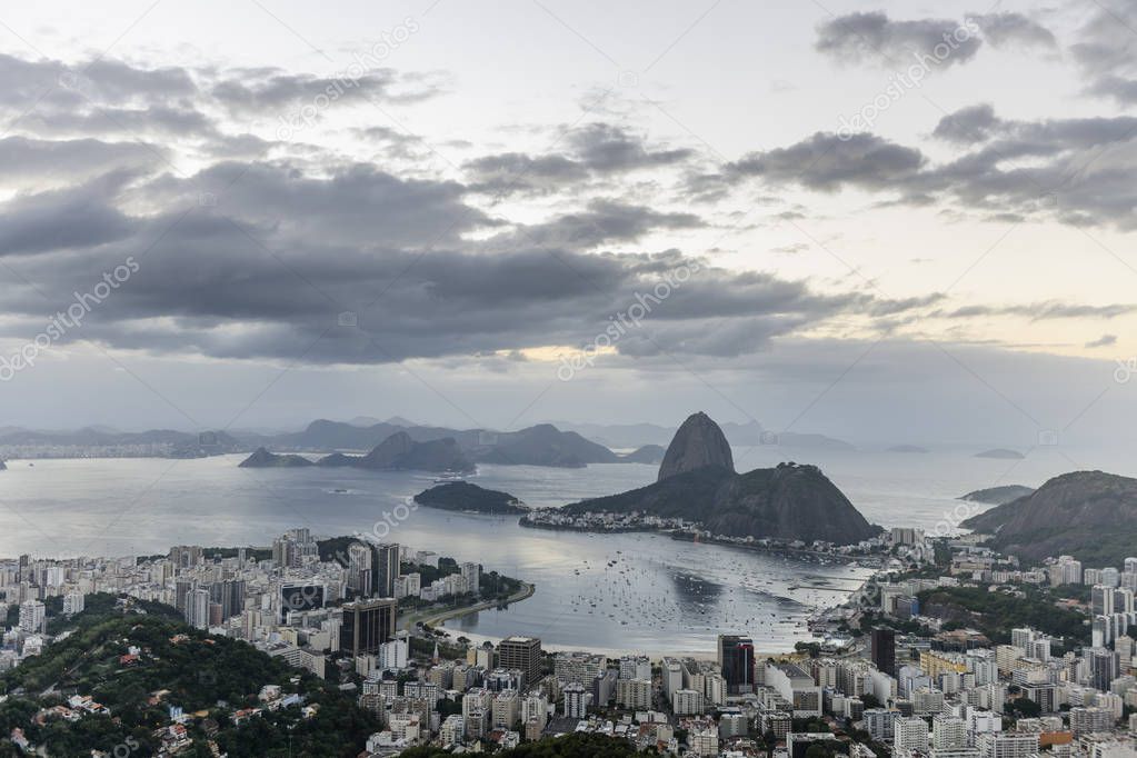 Sunrise seen from the Lookout Dona Marta