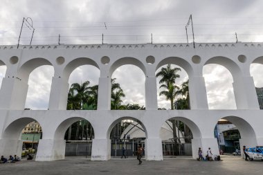 RIO DE JANEIRO, BRAZIL, JANUARY 2016: Arcos da Lapa, Rio de Janeiro, Brasil