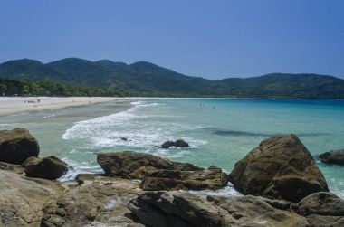 Right corner of Lopes Mendes Beach clipart