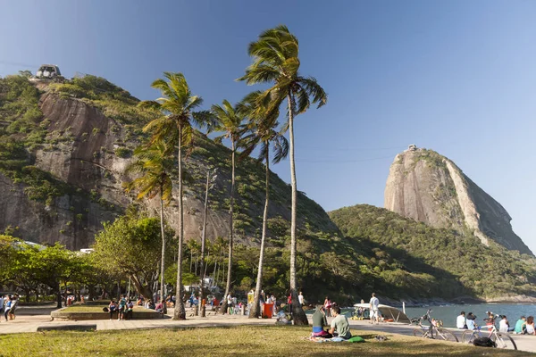 Po de Acar seen from Praia Vermelha — Stok fotoğraf