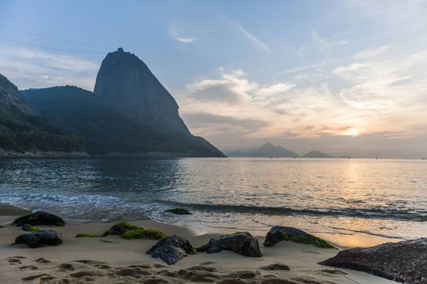 Východ slunce z Red Beach — Stock fotografie