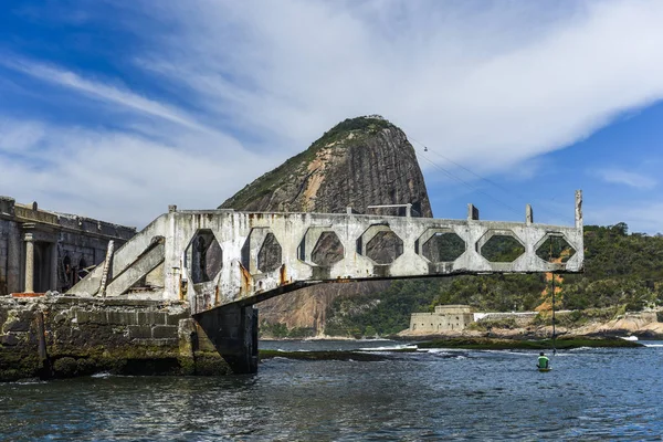 Fort of the Lage at the entrance of Baa de Guanabara — Stock Photo, Image