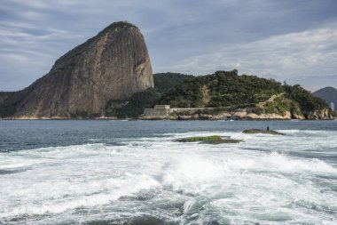 Guanabara Körfezi'Laje Fort görünümünden