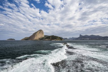 Guanabara Körfezi'Laje Fort görünümünden