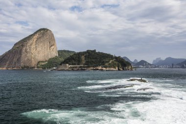 Guanabara Körfezi'Laje Fort görünümünden