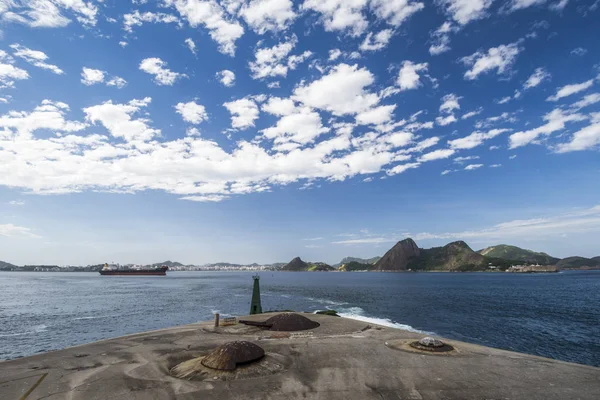 Guanabara Körfezi'Laje Fort görünümünden
