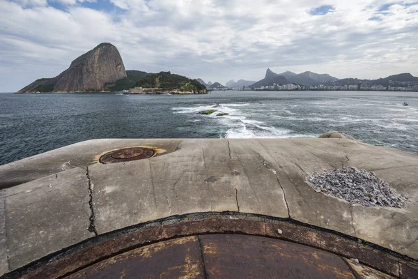 Guanabara Körfezi'Laje Fort görünümünden