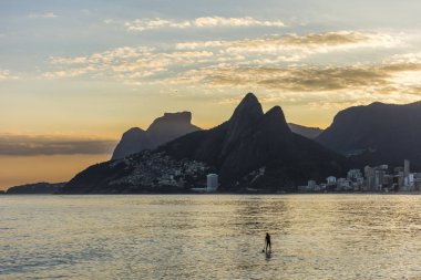 Ipanema Plajı gün batımı