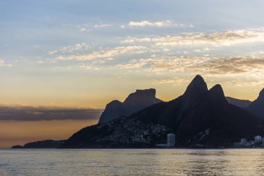 Ipanema Plajı gün batımı