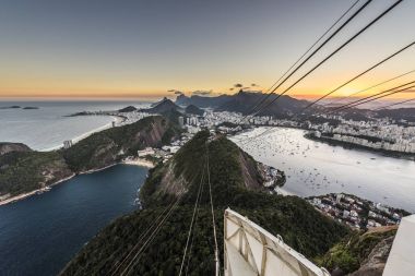 Sugar Loaf günbatımı sırasında görüntülemek 