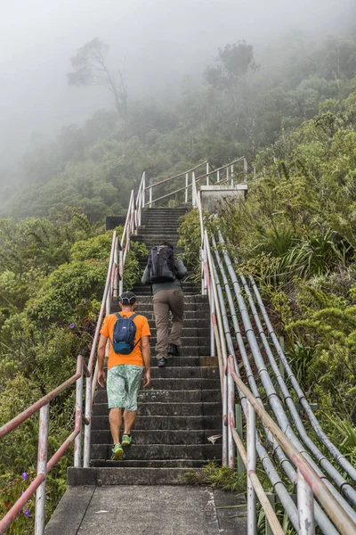 Rio Janeiro Brasil Maio 2017 Caminhando Pela Escadaria Cima Pico — Fotografia de Stock