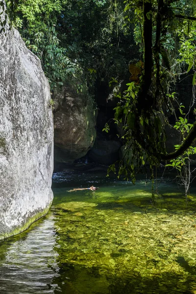Poo Verde (grön Pool) i nationalparken Serra — Stockfoto