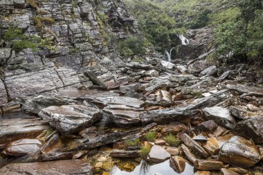 Andorinhas şelale Minas Gera Serra do Cipo Milli Parkı,