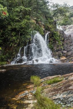 Andorinhas şelale Minas Gera Serra do Cipo Milli Parkı,