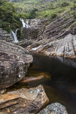 Andorinhas şelale Minas Gera Serra do Cipo Milli Parkı,