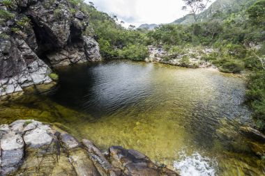 Tombador şelale Serra do Cipo Milli Parkı