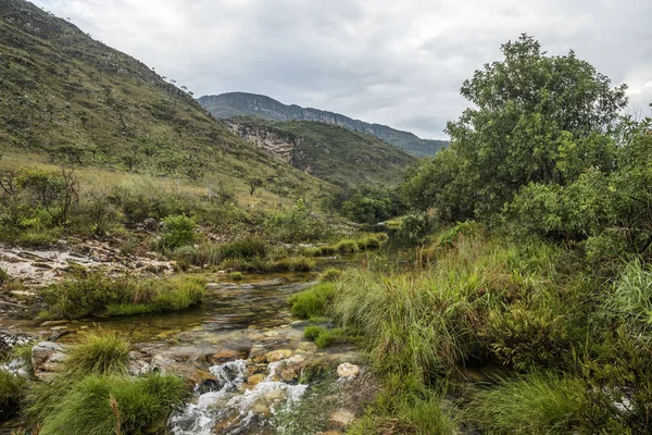 Bocaina rivier in cerrado landschap, — Stockfoto