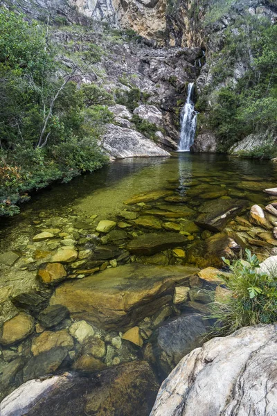 Gaviao Waterfall in Serra do Cipo National Park, — Stock Photo, Image
