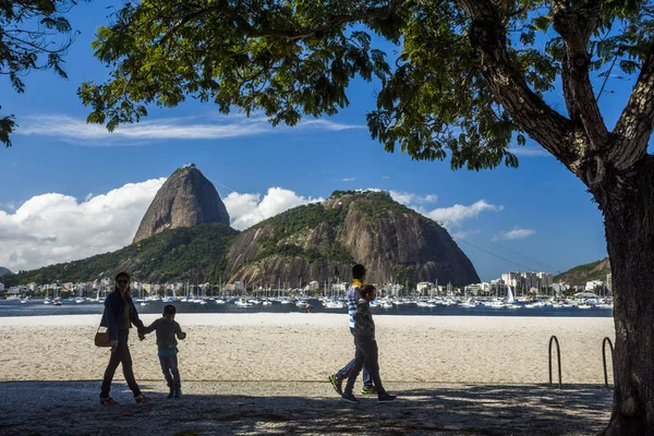 Sugar Loaf Dağı Rio de Janeiro Botafogo Plajı gördüm, 