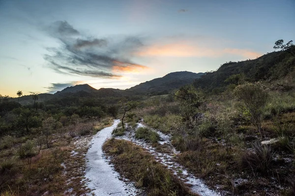 Zonsondergang in Bocaina Valley — Stockfoto