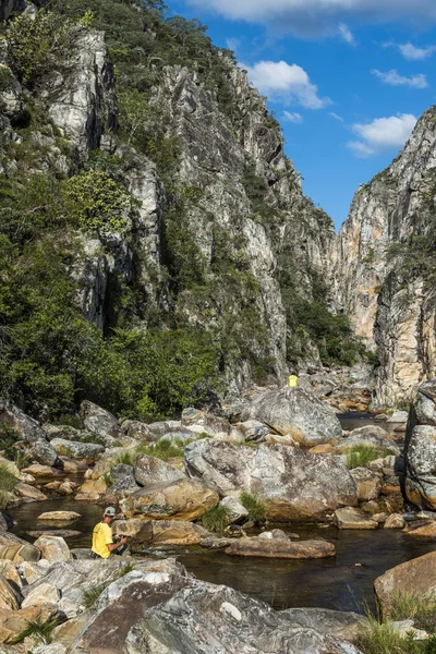 Desfiladeiro das Bandeirinhas no Parque Nacional da Serra do Cipo — Fotografia de Stock