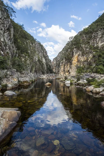 Desfiladeiro das Bandeirinhas no Parque Nacional da Serra do Cipo — Fotografia de Stock