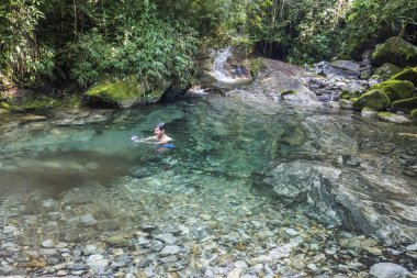 Atlantik Rainforest nehir mavi Havuzu