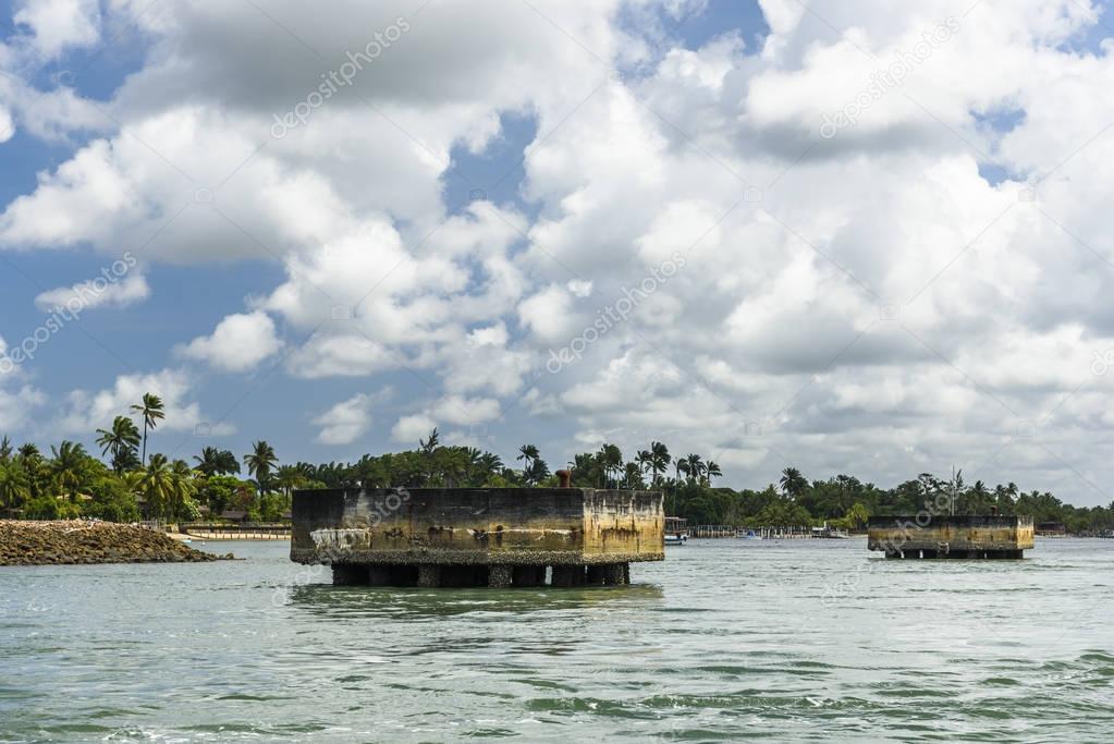 Boat trip inside the Baa de Camamu