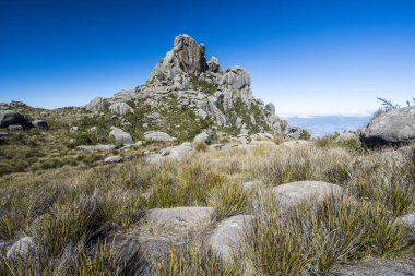 Itatiaia Milli Parkı, dağlarda trekking görüntülemek, 