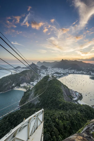 Sugar Loaf Dağı günbatımında — Stok fotoğraf