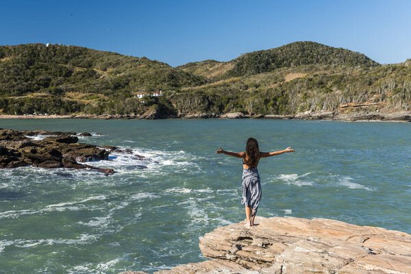 Вид с пляжа Фока в Бузиосе
