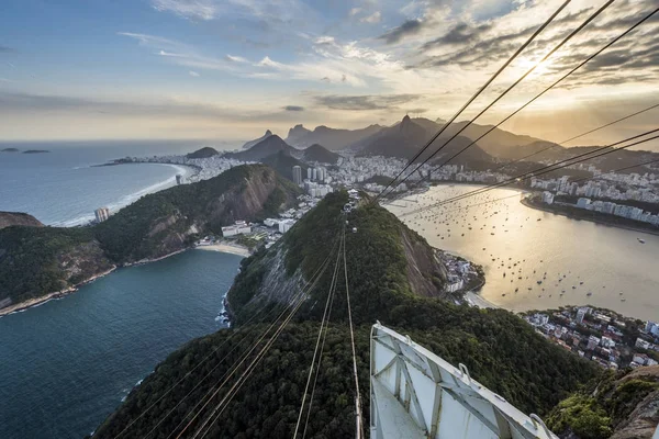 Ηλιοβασίλεμα από το βουνό Sugar Loaf — Φωτογραφία Αρχείου