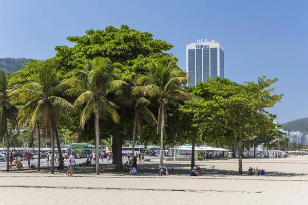 Dia ensolarado em Copacabana Beach — Fotografia de Stock