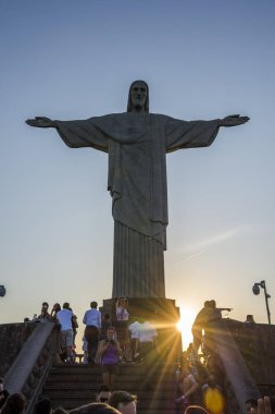 Cristo Redentor anıt görüntülemek 