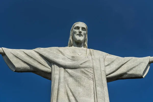 그리스도 Corcovado 꼭대기 Tijuca 자네이 브라질에서 — 스톡 사진