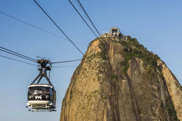 Вид Горной Канатной Дороги Рио Жанейро — стоковое фото