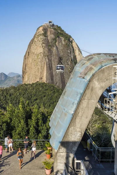 Uitzicht Vanaf Acar Mountain Kabelbaan Rio Janeiro Brazilië — Stockfoto
