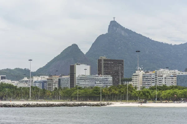 Flamengo Beach  in Guanabara Bay — Stock Photo, Image