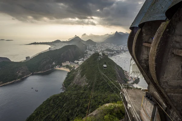 Pao Acucar Sugar Loaf Dağı Rio Janeiro Brezilya Için Gelen — Stok fotoğraf